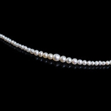 Load image into Gallery viewer, Antique Georgian Natural Seed Pearl Necklace 9K Gold Clasp c.1800