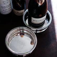 Load image into Gallery viewer, Antique Georgian Regency Solid Silver Coasters with Silver Base - William Eaton 1815