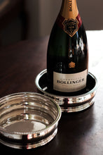 Load image into Gallery viewer, Antique Georgian Regency Solid Silver Coasters with Silver Base - William Eaton 1815