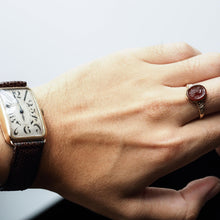 Load image into Gallery viewer, Antique Georgian Cameo Ring 10K Gold with Roman Soldier Engraving - c.1820