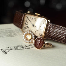 Load image into Gallery viewer, Antique Georgian Cameo Ring 10K Gold with Roman Soldier Engraving - c.1820