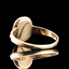 Load image into Gallery viewer, Antique Georgian Cameo Ring 10K Gold with Roman Soldier Engraving - c.1820