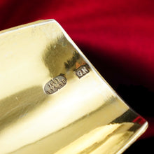 Load image into Gallery viewer, Antique Imperial Russian Solid Silver Caddy Spoon Cloisonne Enamel - Gustav Klingert 1891