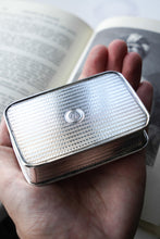 Load image into Gallery viewer, Large Antique Georgian Solid Silver Snuff Box with Engine Turned Motifs - London 1814