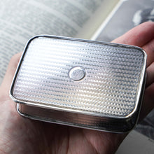 Load image into Gallery viewer, Large Antique Georgian Solid Silver Snuff Box with Engine Turned Motifs - London 1814