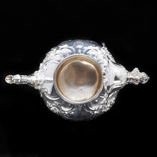 Load image into Gallery viewer, Antique Victorian Solid Silver Teapot in Louis XV Rococo Style - Barnard 1854