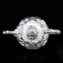 Load image into Gallery viewer, Antique Victorian Solid Silver Teapot in Louis XV Rococo Style - Barnard 1854