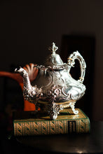 Load image into Gallery viewer, Antique Victorian Solid Silver Teapot in Louis XV Rococo Style - Barnard 1854