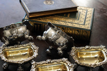 Load image into Gallery viewer, Magnificent Antique Georgian Solid Silver Salt Cellars Set of 6 Regency Design - S & C Younge & Co 1814/16