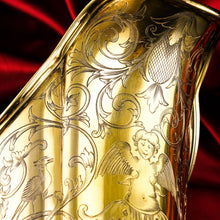 Load image into Gallery viewer, Magnificent Antique Victorian Solid Silver Gilt Ewer/Pitcher with Figural Engravings - Robert Garrard 1841