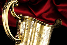 Load image into Gallery viewer, Magnificent Antique Victorian Solid Silver Gilt Ewer/Pitcher with Figural Engravings - Robert Garrard 1841