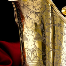 Load image into Gallery viewer, Magnificent Antique Victorian Solid Silver Gilt Ewer/Pitcher with Figural Engravings - Robert Garrard 1841