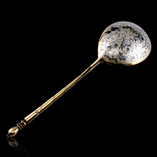 Load image into Gallery viewer, Antique Russian Silver Niello Large Spoon - Moscow c.1848 - Artisan Antiques