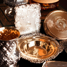 Load image into Gallery viewer, Magnificent Antique Georgian Solid Silver Gilt Dish/Salt Pair - Barnard 1814