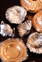 Load image into Gallery viewer, Antique Solid Silver Shell Salt/Butter Dishes Pair in Marvellous Cast Form - Mary Sibley & Richard Sibley 1838