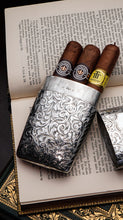 Load image into Gallery viewer, A Magnificent Victorian Solid Sterling Silver Cigar Cheroot Case - Nathaniel Mills 1842