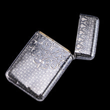 Load image into Gallery viewer, Antique Solid Silver French Niello Cigarette Case - 19th c.