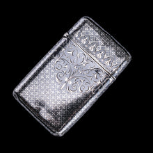 Load image into Gallery viewer, Antique Solid Silver French Niello Cigarette Case - 19th c.
