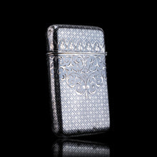Load image into Gallery viewer, Antique Solid Silver French Niello Cigarette Case - 19th c.