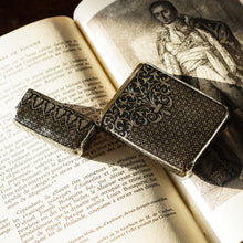 Load image into Gallery viewer, Antique Solid Silver French Niello Cigarette Case - 19th c.
