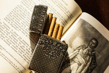 Load image into Gallery viewer, Antique Solid Silver French Niello Cigarette Case - 19th c.