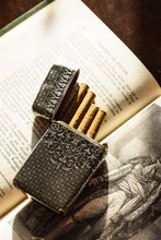 Load image into Gallery viewer, Antique Solid Silver French Niello Cigarette Case - 19th c.