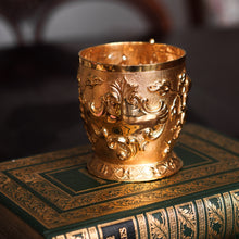 Load image into Gallery viewer, Antique Victorian Solid Silver Gilt Mug Cup Naturalistic Motif - Elkington & Co Ltd 1891