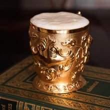 Load image into Gallery viewer, Antique Victorian Solid Silver Gilt Mug Cup Naturalistic Motif - Elkington & Co Ltd 1891