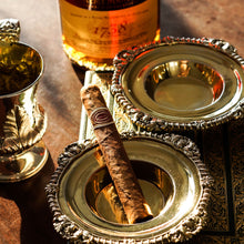 Load image into Gallery viewer, Magnificent Antique Georgian Solid Silver Gilt Dish/Salt Pair - Barnard 1814