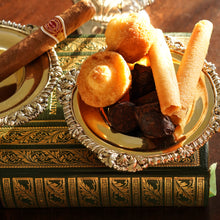 Load image into Gallery viewer, Magnificent Antique Georgian Solid Silver Gilt Dish/Salt Pair - Barnard 1814