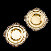 Load image into Gallery viewer, Magnificent Antique Georgian Solid Silver Gilt Dish/Salt Pair - Barnard 1814