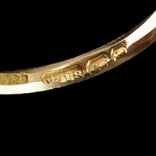 Load image into Gallery viewer, Antique Victorian Ruby & Diamond 18K Gold Cluster Boat Shaped Ring - 1896