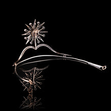 Load image into Gallery viewer, Spectacular Antique Victorian Diamond Tiara with Diamond Star - c.1890