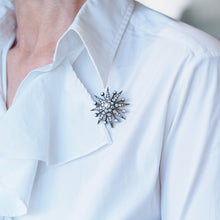 Load image into Gallery viewer, Spectacular Antique Victorian Diamond Tiara with Diamond Star - c.1890