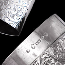 Load image into Gallery viewer, A Magnificent Victorian Solid Sterling Silver Cigar Cheroot Case - Nathaniel Mills 1842