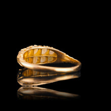 Load image into Gallery viewer, Antique Victorian 18ct Gold Pearl & Diamond Ring with Two Rows - c.1880