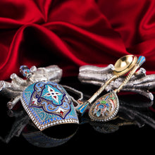 Load image into Gallery viewer, Antique Victorian Solid Silver Naturalistic Cutlery Rests/Holders - Edinburgh 19th c.