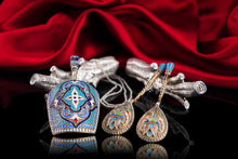 Load image into Gallery viewer, Antique Victorian Solid Silver Naturalistic Cutlery Rests/Holders - Edinburgh 19th c.