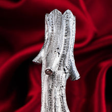 Load image into Gallery viewer, Antique Victorian Solid Silver Naturalistic Cutlery Rests/Holders - Edinburgh 19th c.