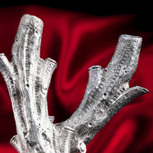 Load image into Gallery viewer, Antique Victorian Solid Silver Naturalistic Cutlery Rests/Holders - Edinburgh 19th c.