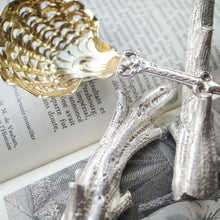 Load image into Gallery viewer, Antique Victorian Solid Silver Naturalistic Cutlery Rests/Holders - Edinburgh 19th c.