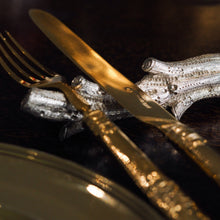 Load image into Gallery viewer, Antique Victorian Solid Silver Naturalistic Cutlery Rests/Holders - Edinburgh 19th c.