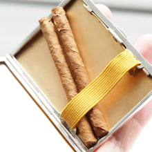 Load image into Gallery viewer, Sterling Silver Cigarette Case with Green Sunburst Enamel Guilloche - Walker & Hall 1937