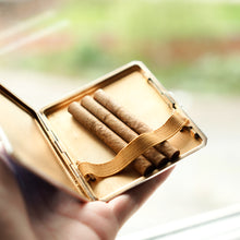 Load image into Gallery viewer, Sterling Silver Cigarette Case with Blue Sunburst Enamel Guilloche - A E Poston & Co Ltd 1937