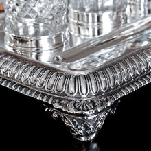 Load image into Gallery viewer, A Magnificent Large (1kg+) Antique Georgian Solid Silver Inkstand Regency Design - London 1813