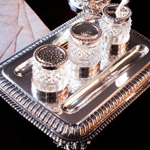 Load image into Gallery viewer, A Magnificent Large (1kg+) Antique Georgian Solid Silver Inkstand Regency Design - London 1813