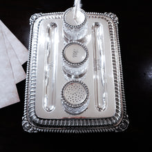 Load image into Gallery viewer, A Magnificent Large (1kg+) Antique Georgian Solid Silver Inkstand Regency Design - London 1813