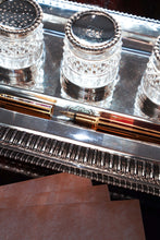 Load image into Gallery viewer, A Magnificent Large (1kg+) Antique Georgian Solid Silver Inkstand Regency Design - London 1813