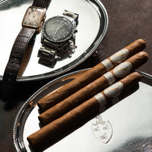 Load image into Gallery viewer, Antique Georgian Solid Sterling Silver Salver Pair in Neoclassical Design - London 1781