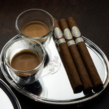 Load image into Gallery viewer, Antique Georgian Solid Sterling Silver Salver Pair in Neoclassical Design - London 1781